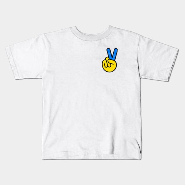 Make peace Ukraine Kids T-Shirt by steppeua